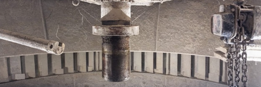 Reemplazo de rodamiento inferior de turbo separador
